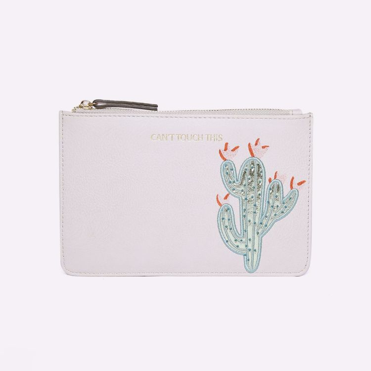 Picture of White Leather Purse